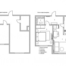 Ang loob ng isang maliit na apartment na 48 sq. m. -0