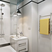 Diseño de un pequeño apartamento moderno de 41 m2. m-1